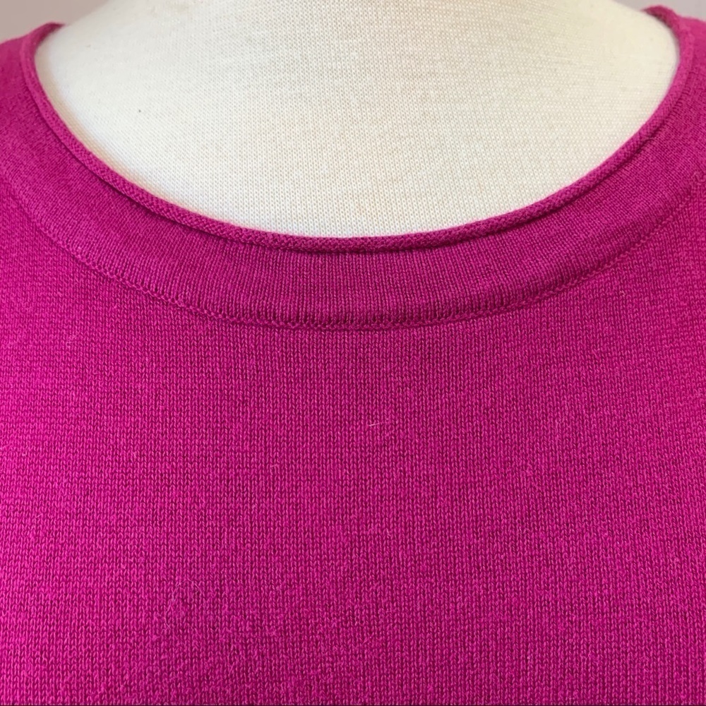 Christopher & Banks Sweater Tank Raspberry Layer - Picture 3 of 10